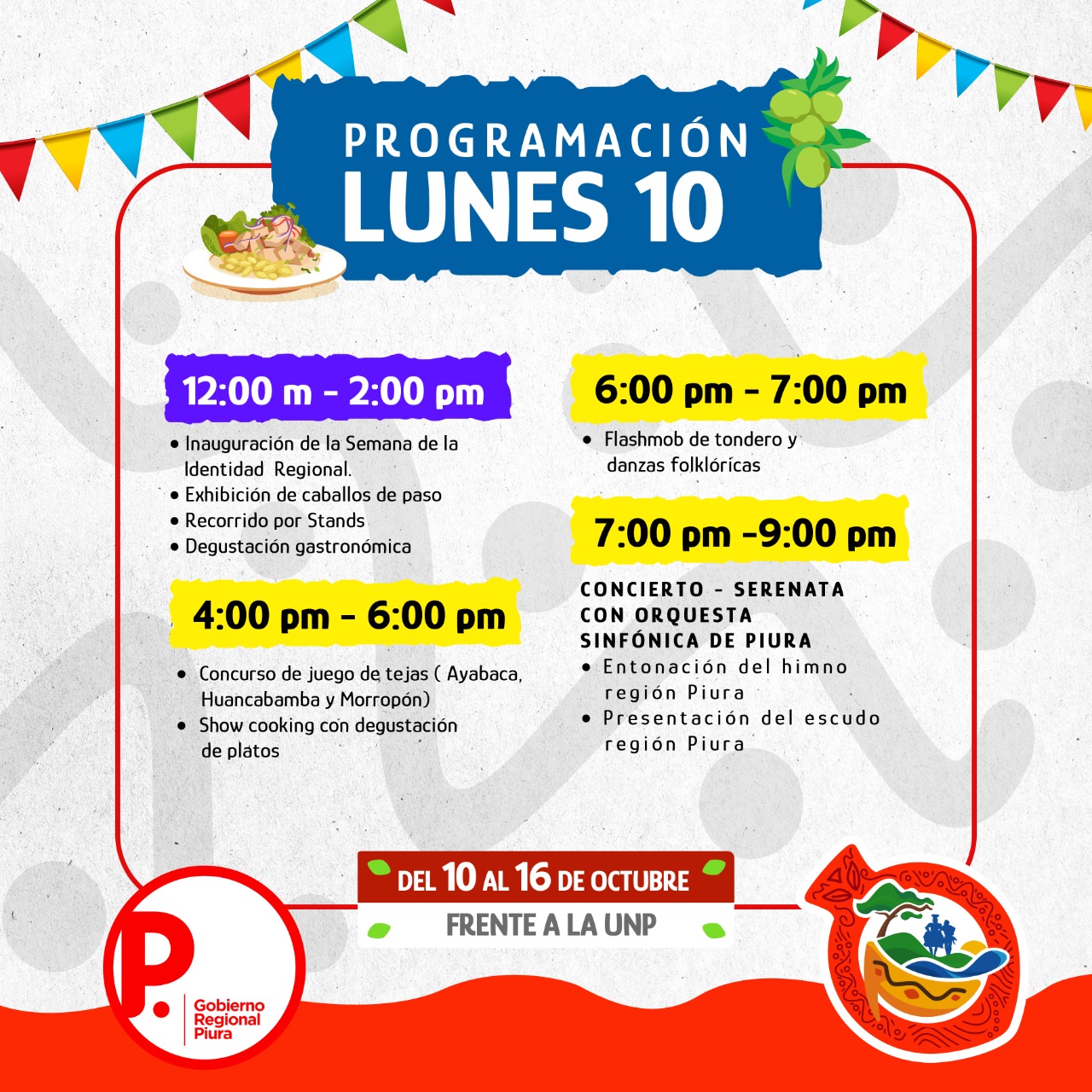 Hoy inicia la Semana de la Identidad Regional Piura 2022