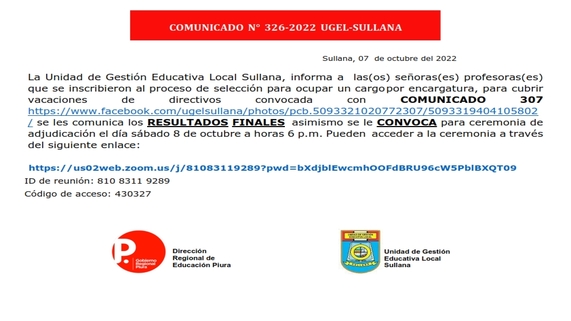 Comunicado 326