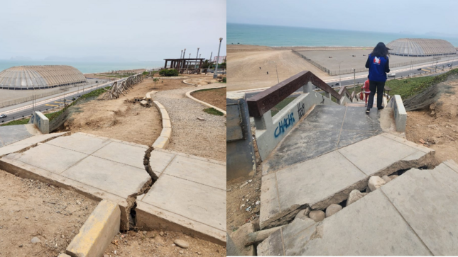 Construcción de malecón de Costanera
