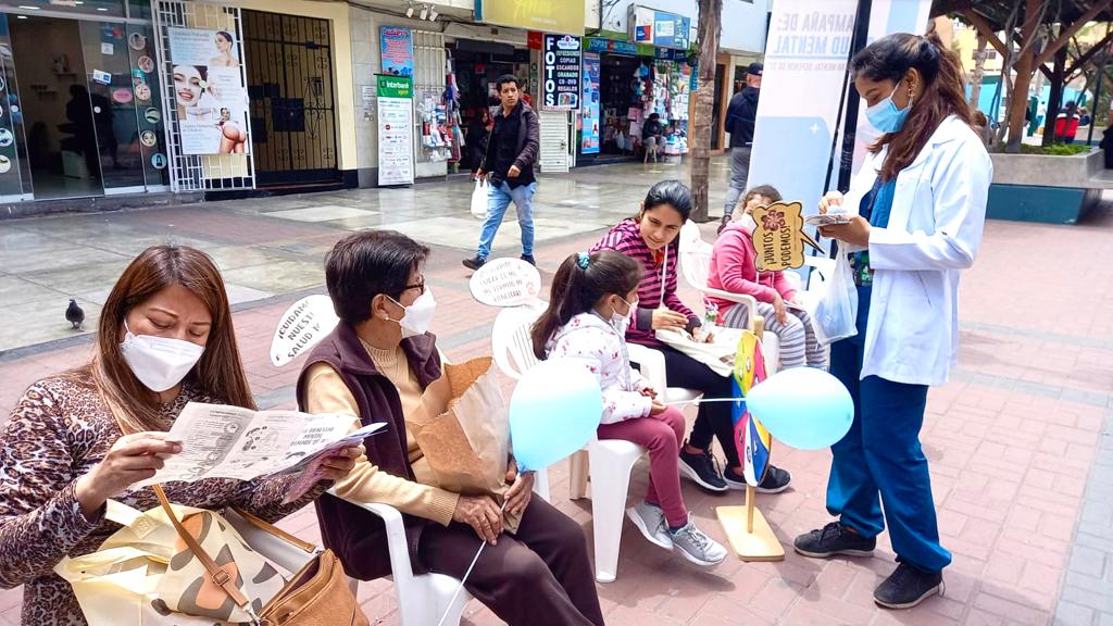 Cerca de 100 personas fueron atendidas en campaña de salud mental en el Hospital Santa Rosa