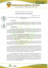 Vista preliminar de documento ORDENANZA MUNICIPAL Nº 003-2022-MDT.pdf