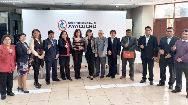 Viceministra de la mujer en Ayacucho
