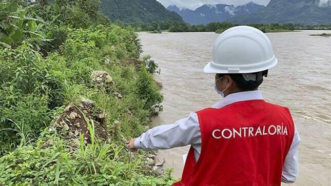 Contraloría detecta perjuicio de S/ 1.1 millones por construcción irregular de defensa ribereña en Luyando