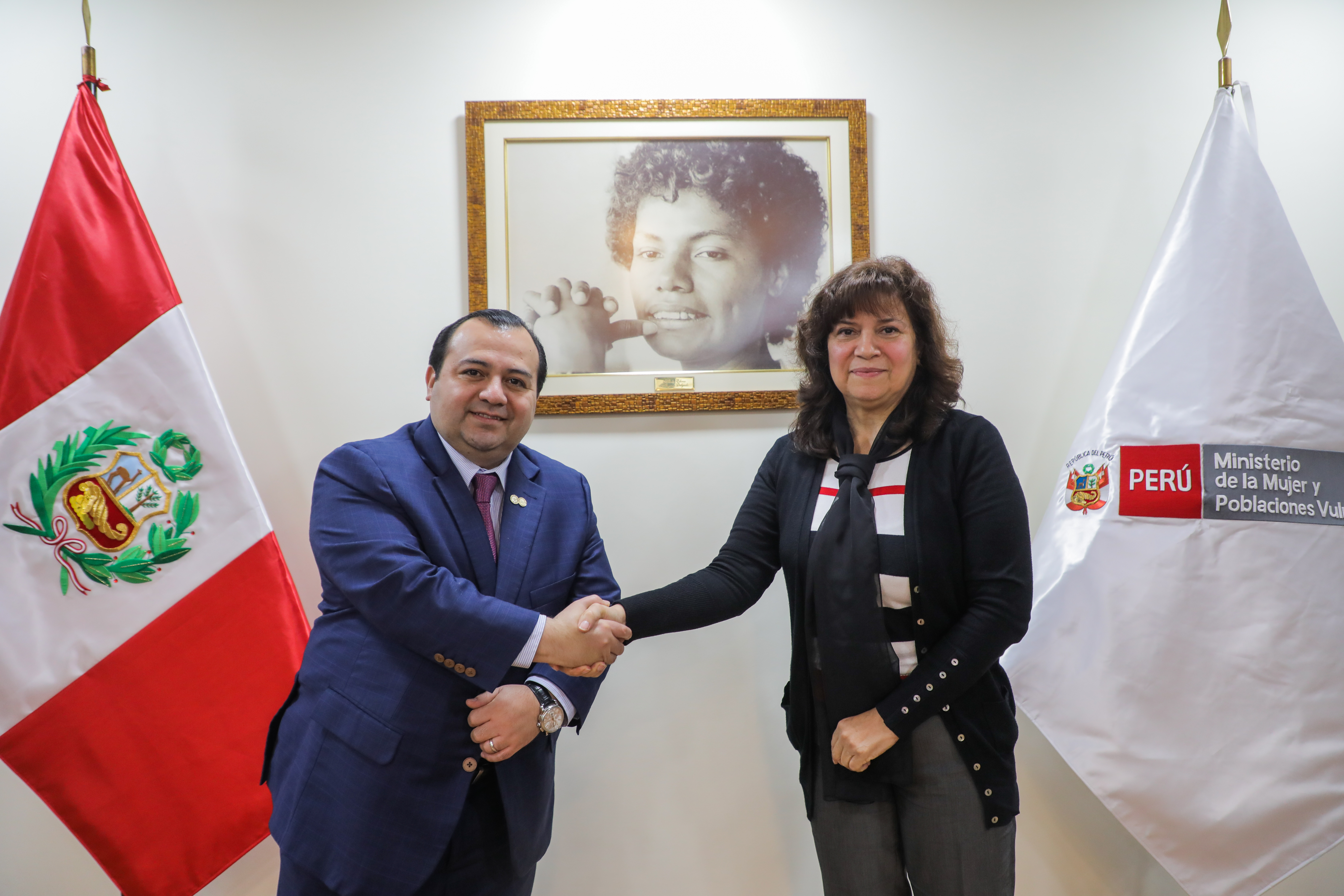 Viceministra Barbieri se reúne con el vicepresidente y relator para Perú de la CIDH
