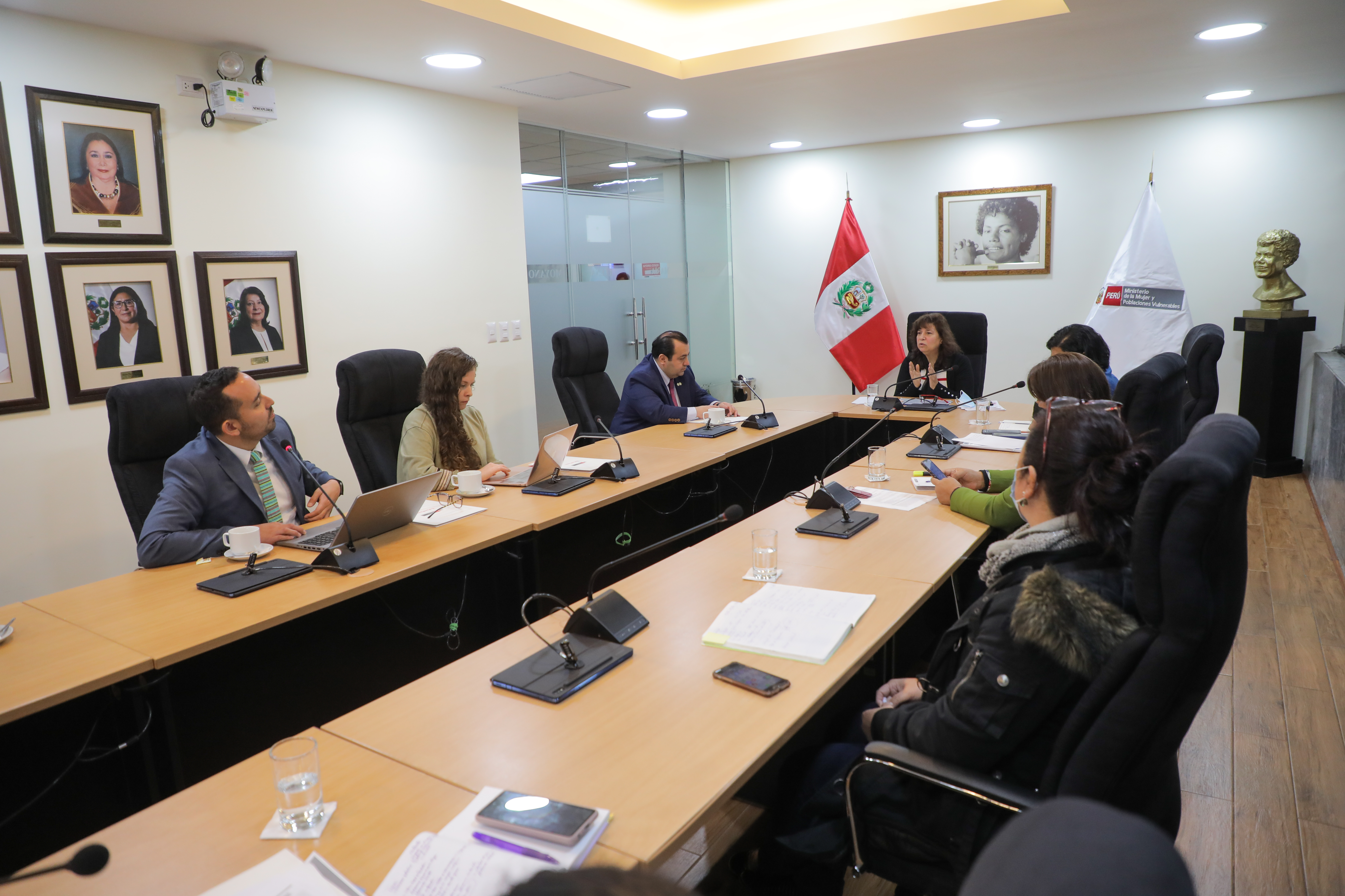 Viceministra Barbieri se reúne con el vicepresidente y relator para Perú de la CIDH
