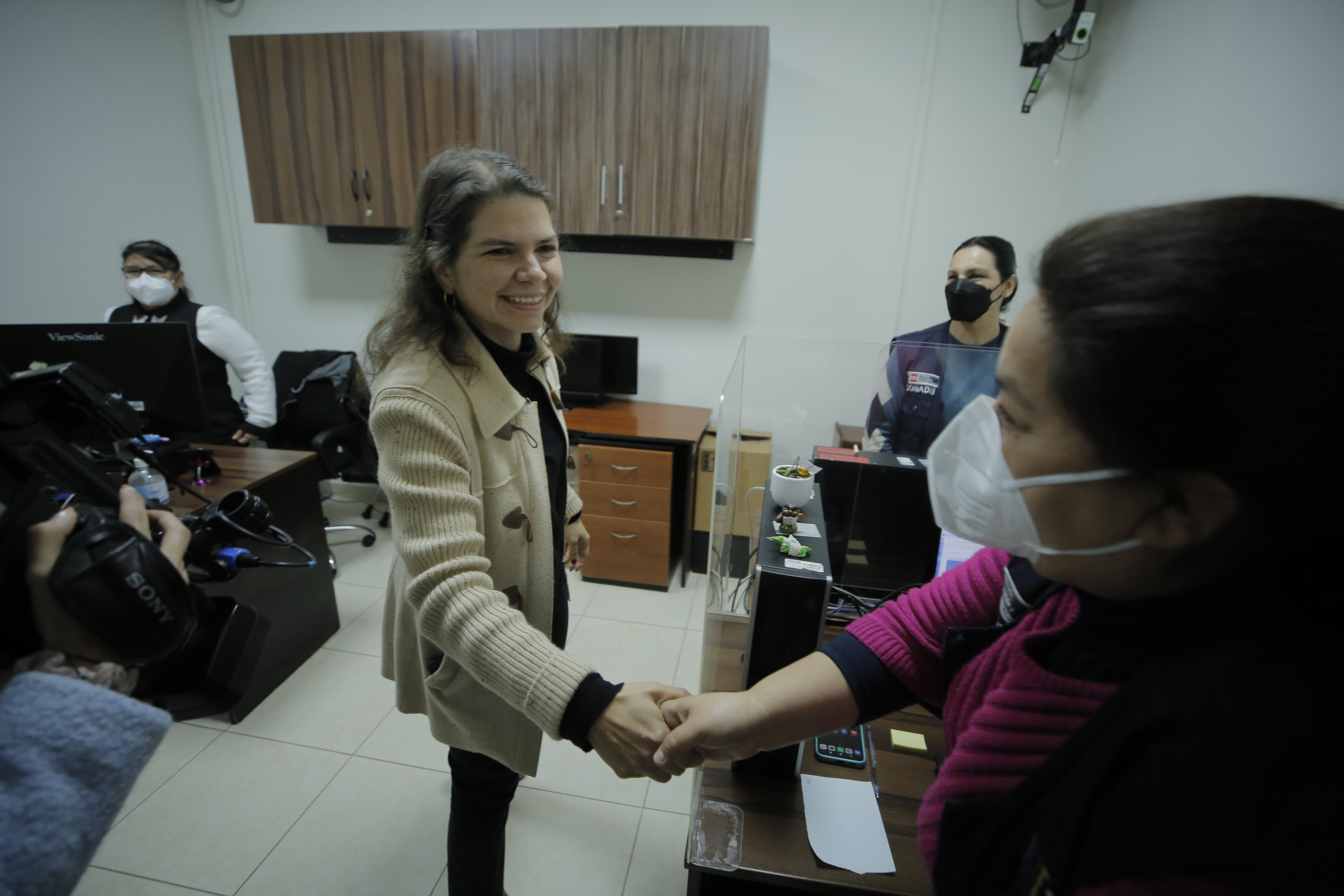 Ministra Claudia Dávila Moscoso en CONADIS
