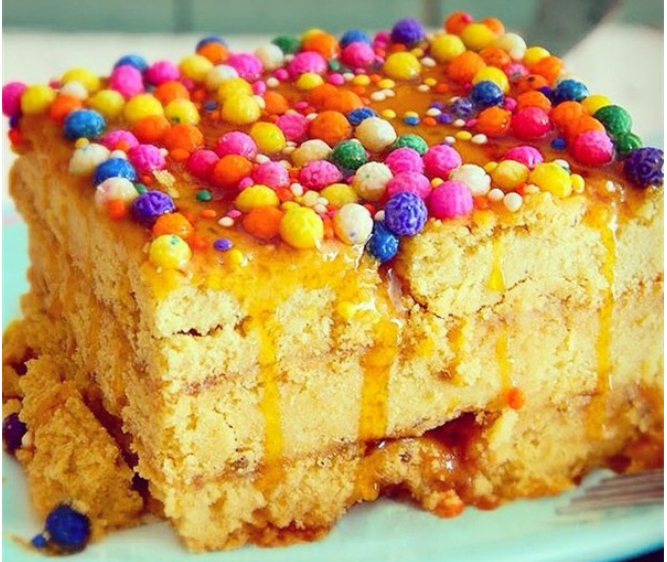 Se ve un turrón