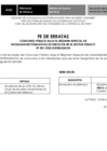 Vista preliminar de documento Fe de Erratas Concurso Público bajo el Régimen Especial de Modalidades Formativas de Servicios en el Sector Público Nº 001-2022/DIPERADMON