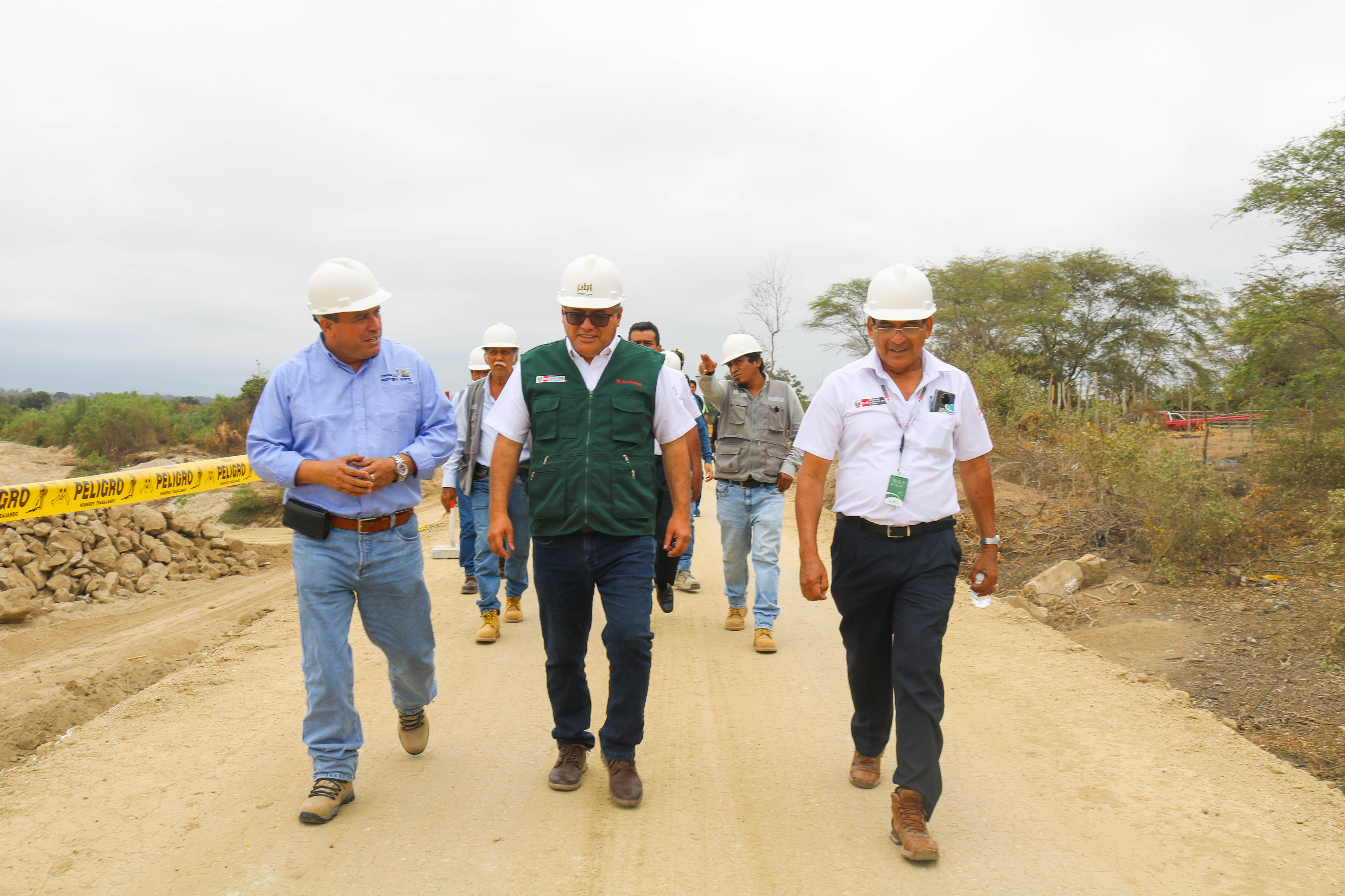 Director Ejecutivo del PEBPT Visitó Creación de la Defensa Ribereña Margen Izquierda del Río Zarumilla - Tramo II