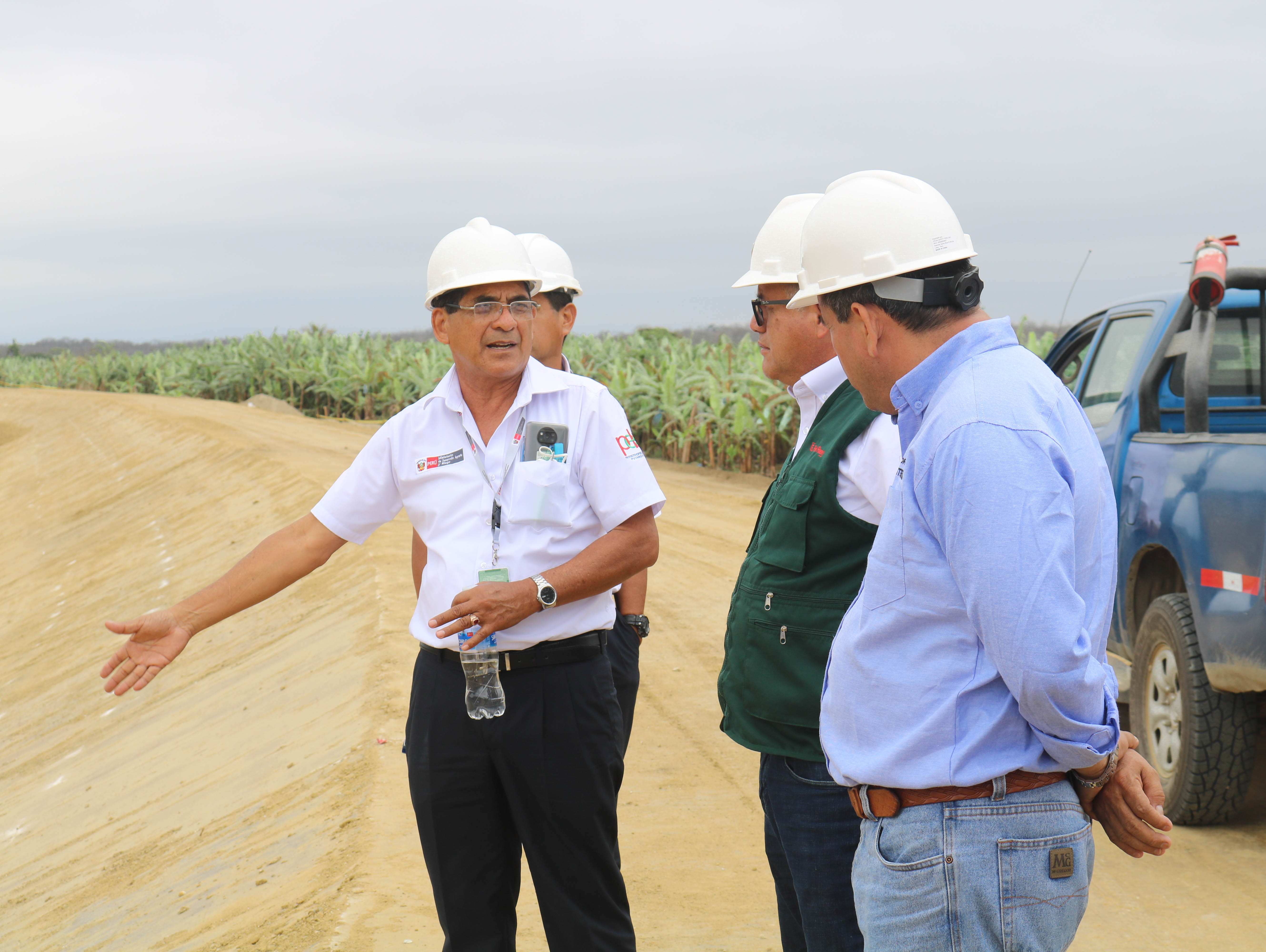 Director Ejecutivo del PEBPT Visitó Creación de la Defensa Ribereña Margen Izquierda del Río Zarumilla - Tramo II