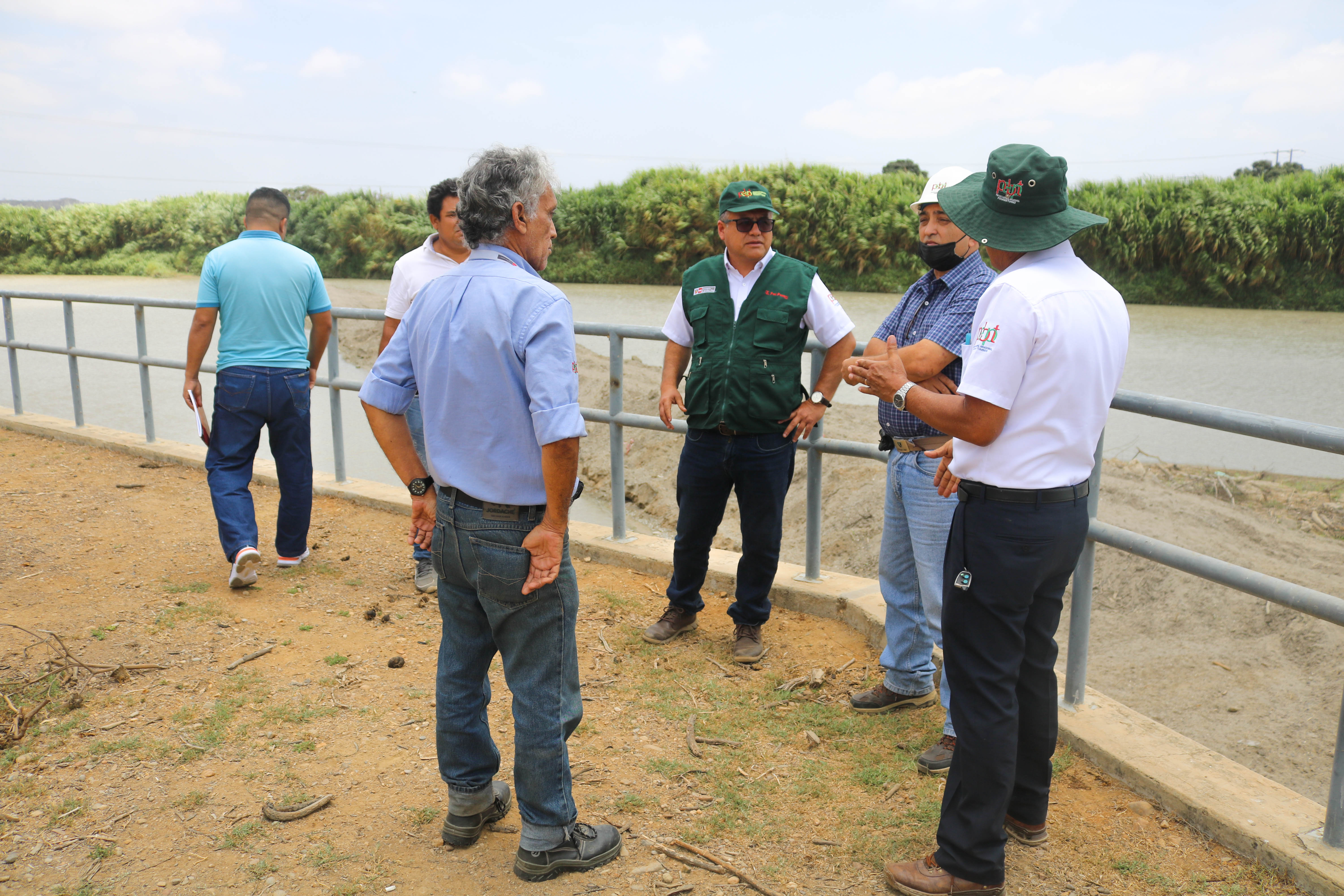 Director Ejecutivo Del PEBPT Visitó Irrigación Puerto El Cura