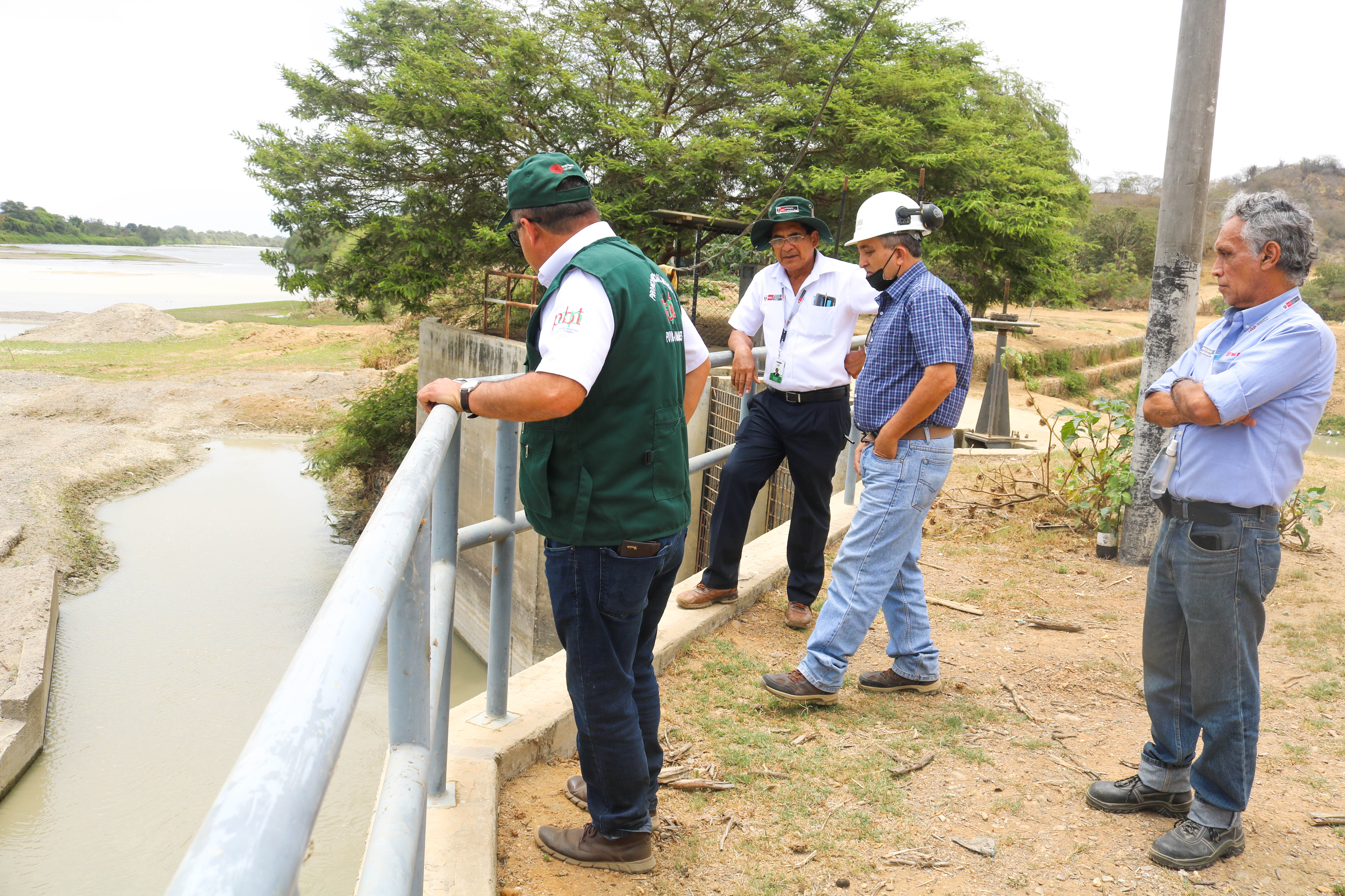 Director Ejecutivo Del PEBPT Visitó Irrigación Puerto El Cura