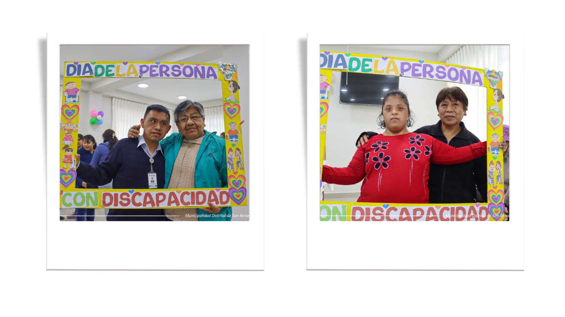 Con alegría se desarrolló actividades por el Día Nacional de la Persona con Discapacidad