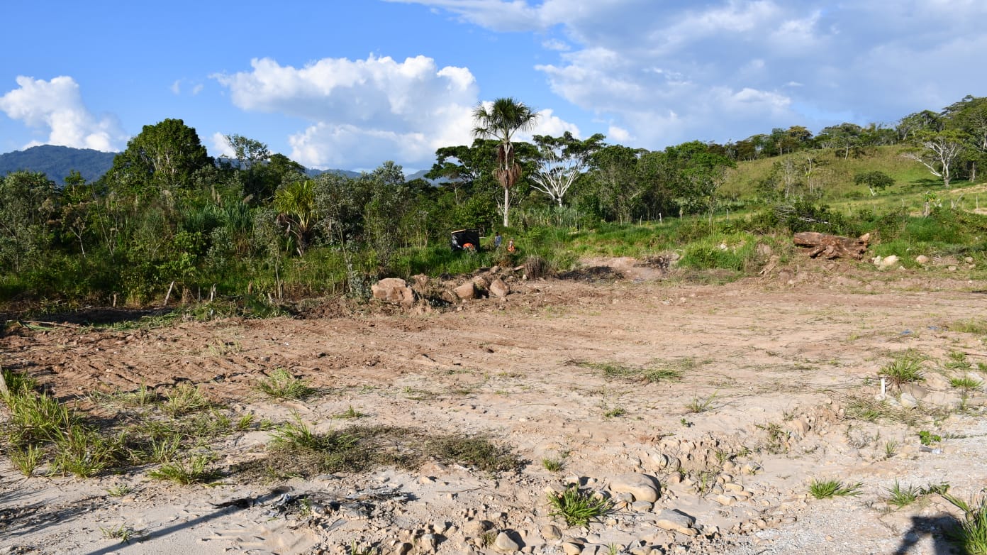 Área donde se ejecutara la obra de la PTAR