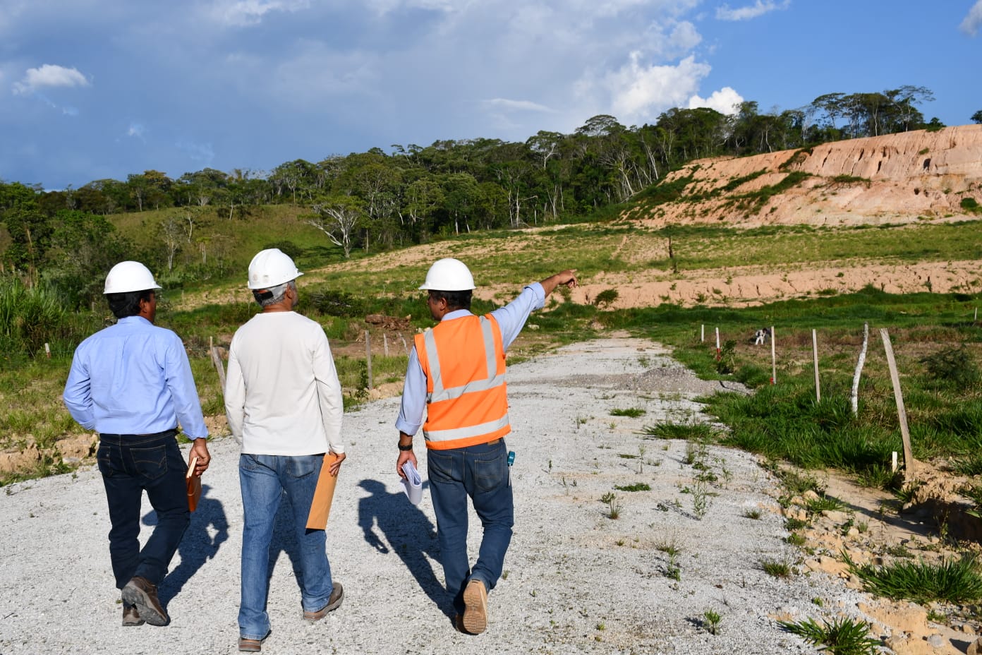 Entrega de terreno para la ejecución de la obra