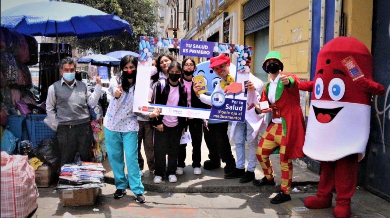 Digemid promueve mensajes de prevención contra el comercio ilegal de medicamentos en hospitales