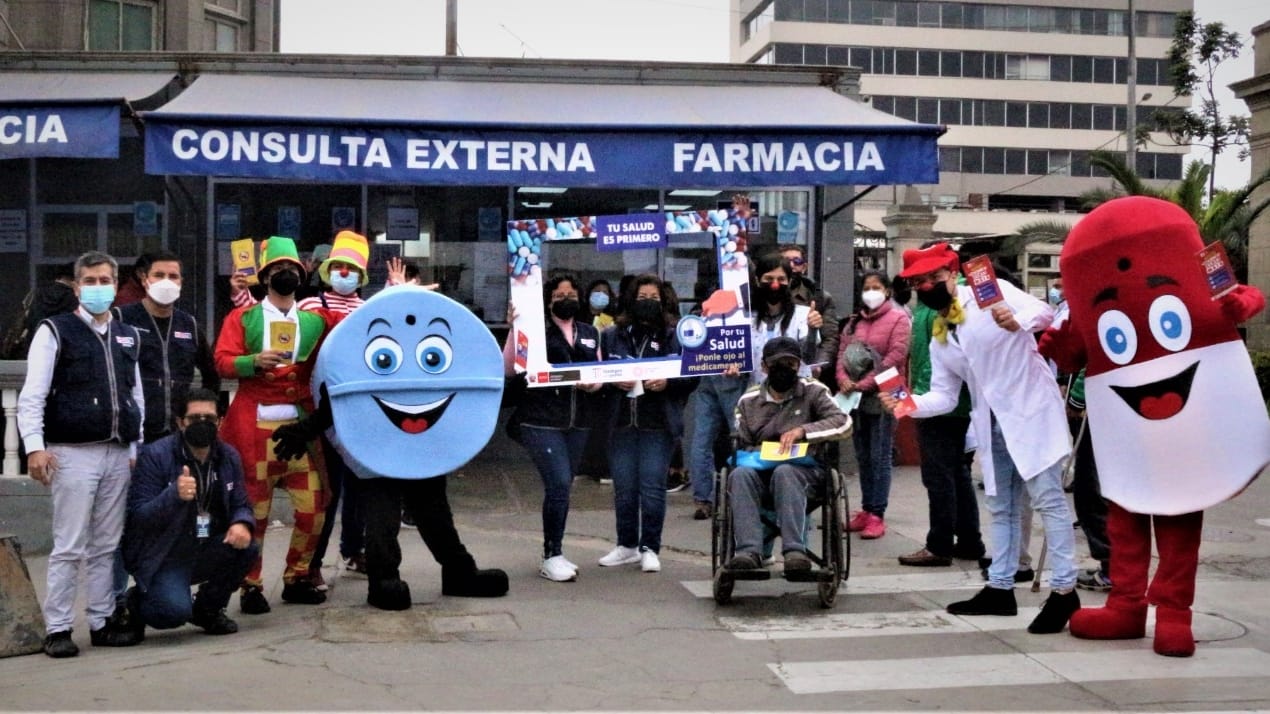 Digemid promueve mensajes de prevención contra el comercio ilegal de medicamentos en hospitales