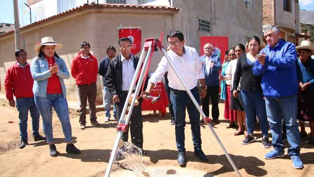 Municipalidad de Cajamarca inaugura nuevas obras de agua potable y alcantarillado en los sectores La Tulpuna y el Estanco