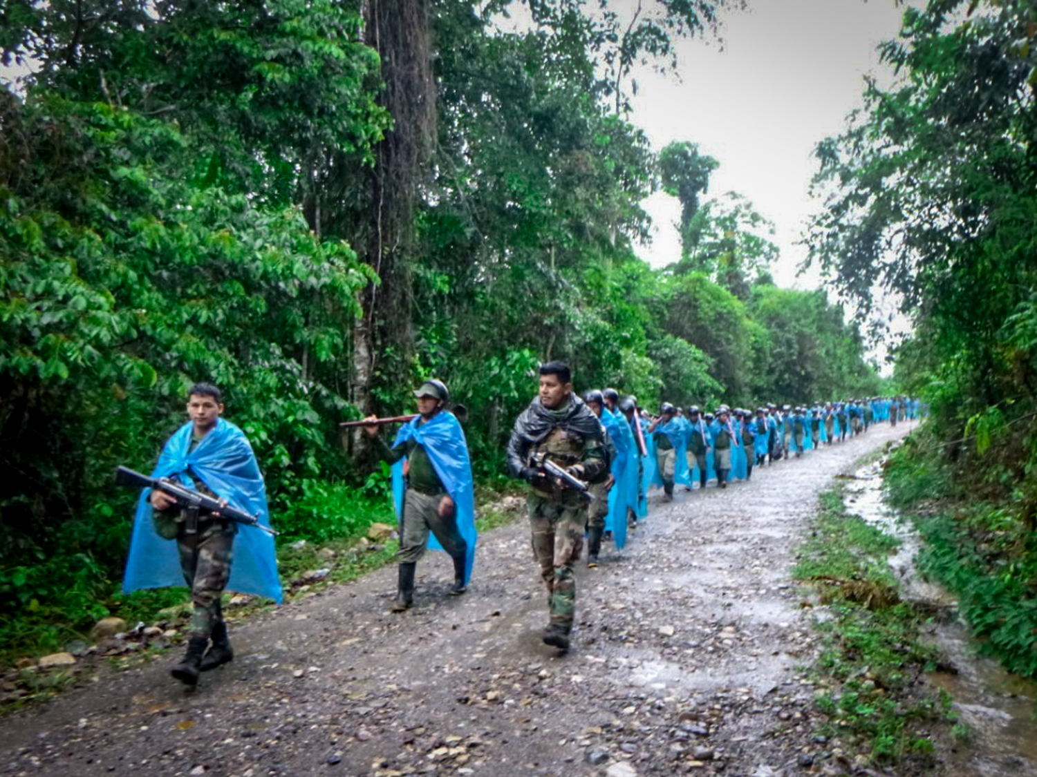 personal del Corah y agentes de la PNP