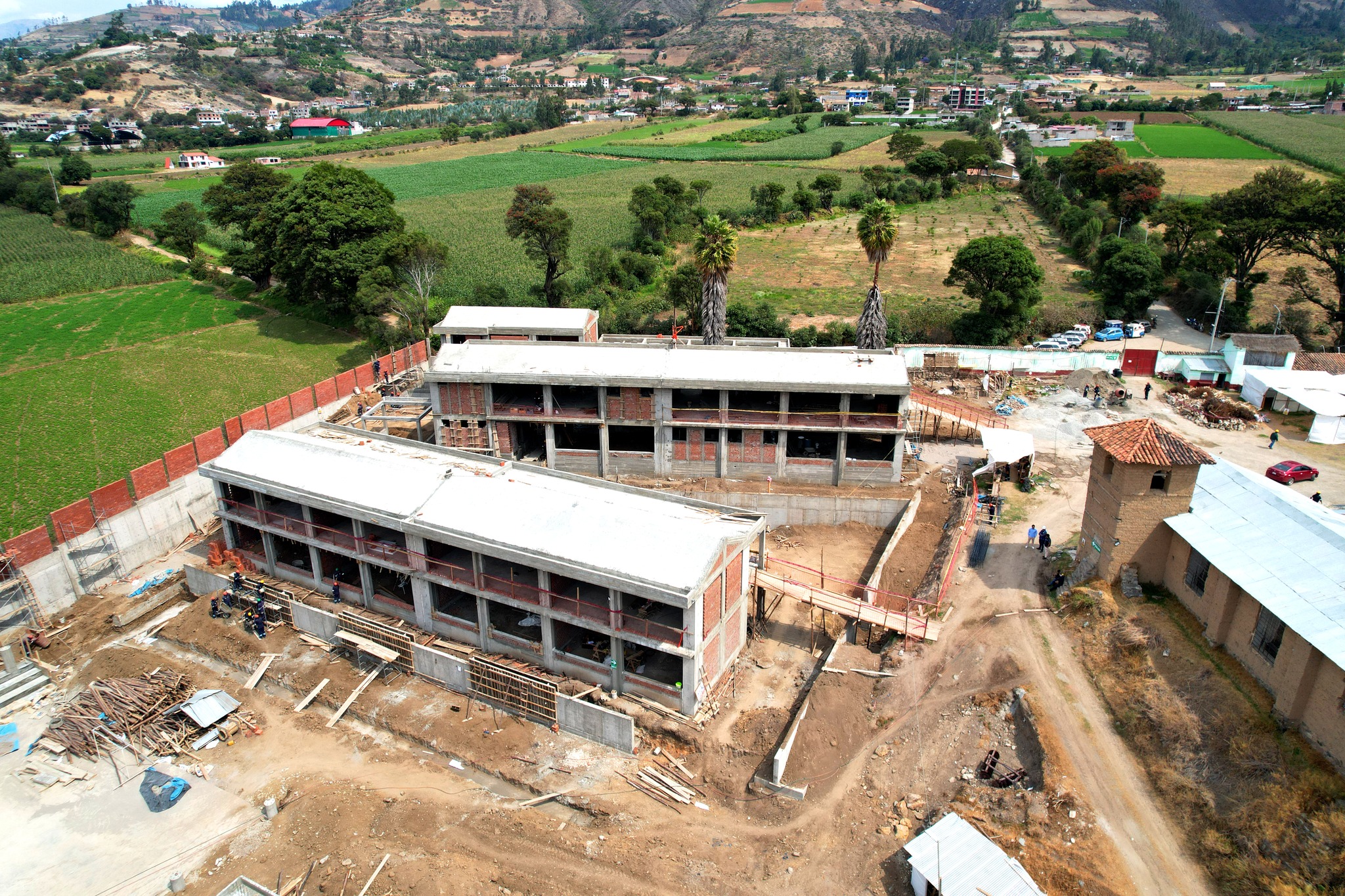 Vista panorámica de la obra