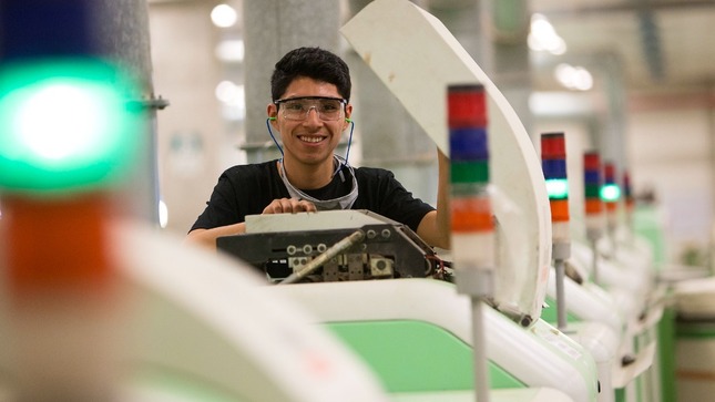 Imagen de persona del sector manufactura