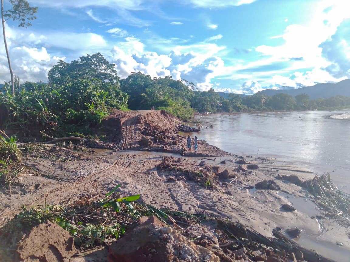 Localidades afectadas ante fuertes precipitaciones