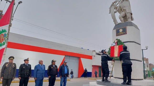 Municipalidad de Huaral y Autoridades rinden homenaje al Almirante Miguel Grau Seminario