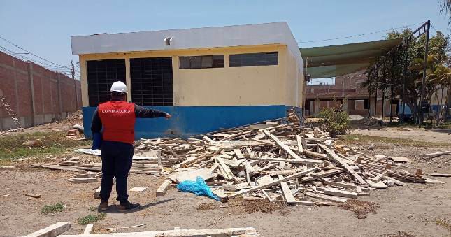 Contraloría detecta irregular adjudicación de obra de rehabilitación de colegio César Vallejo