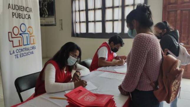 Convocan a ciudadanos de Chachapoyas a Audiencia Pública “La Contraloría te escucha”