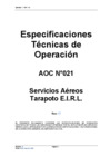 Vista preliminar de documento OPSPECS Rev. 17