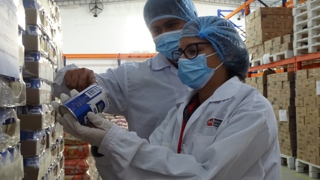 Sétima entrega de alimentos a escuelas de La Libertad
