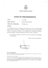 Vista preliminar de documento Aviso de Sinceramiento-Penalidades aplicadas al mes de Octubre 2021