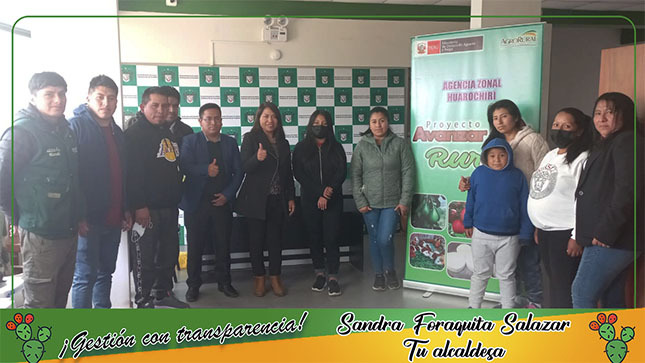 visita del encargado del Proyecto Avanzar Rural, quienes mediante este proyecto buscan brindan mayor acceso a los pequeños y medianos productores agrarios.