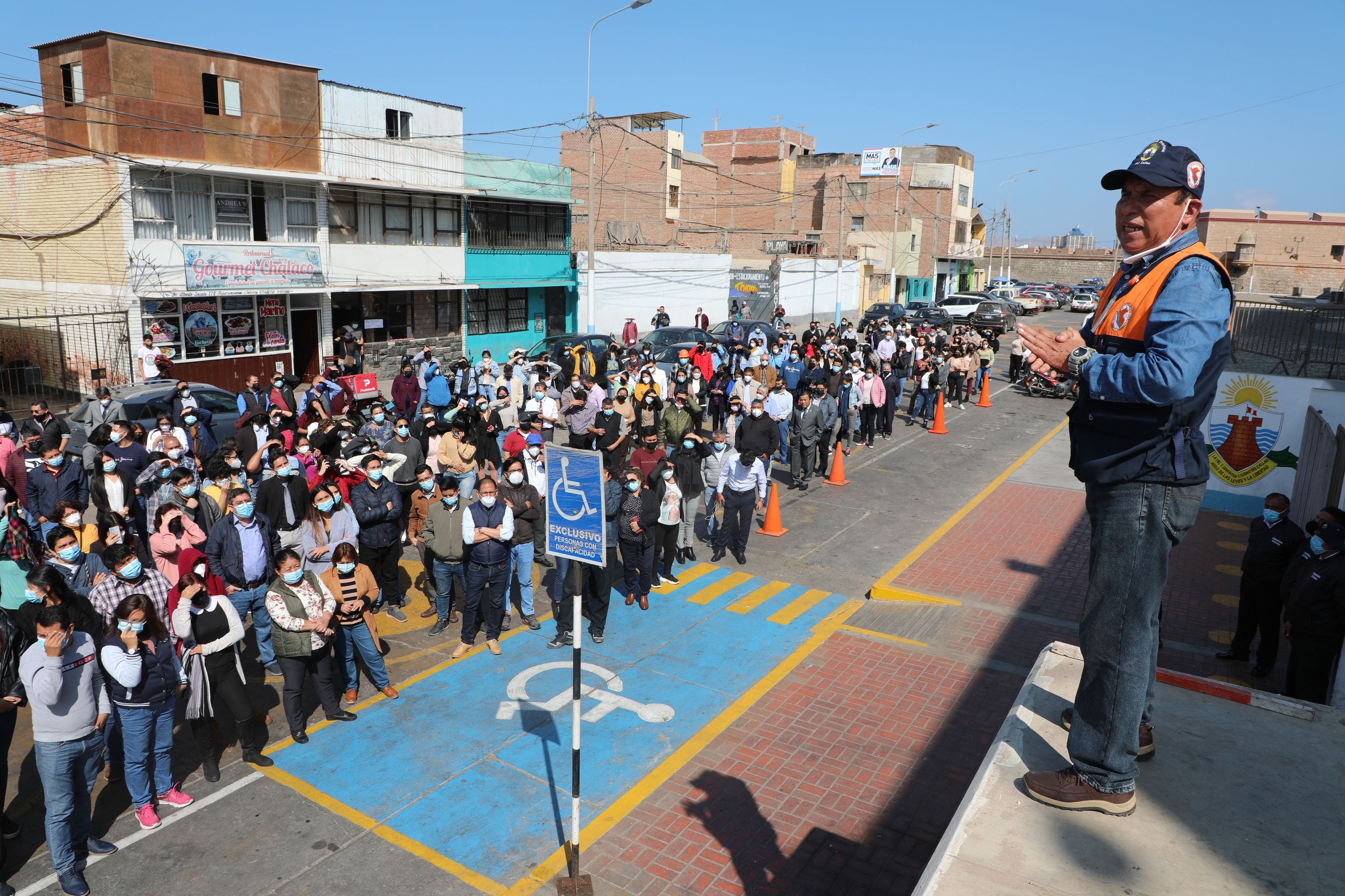 Colaboradores de la Municipalidad Provincial del Callao participaron activa y responsable del Simulacro Nacional Multipeligro