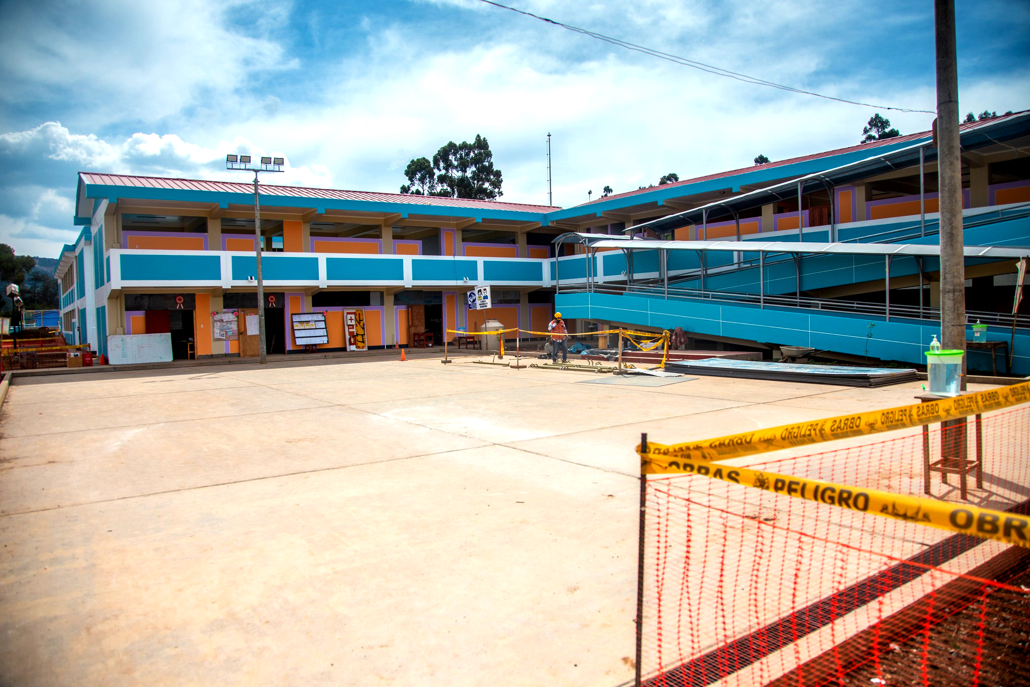 Patio de la Institución Educativa