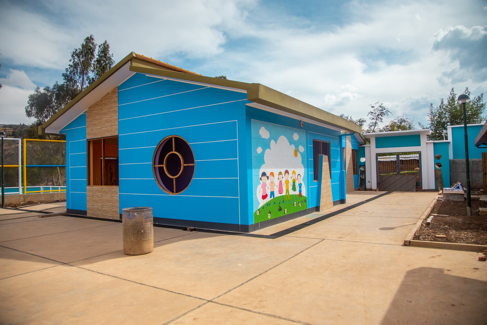 Aula construida
