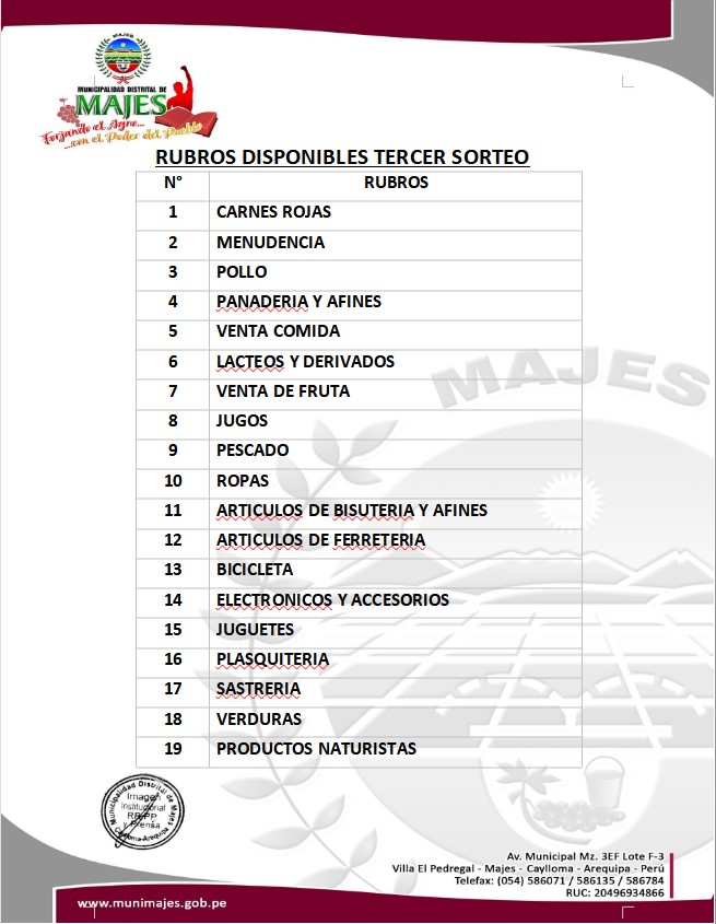 Imagen rubros