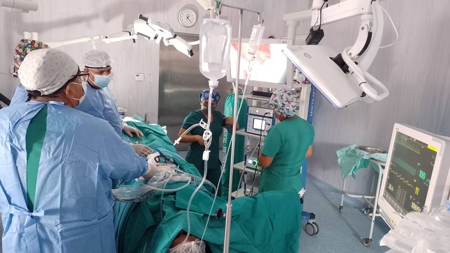 El equipo del hospital de Tocache realizó una apendicectomía laparoscópica