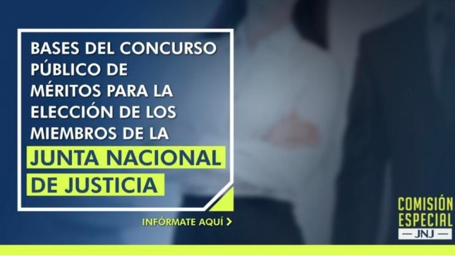 Concurso de la Junta Nacional de Justicia