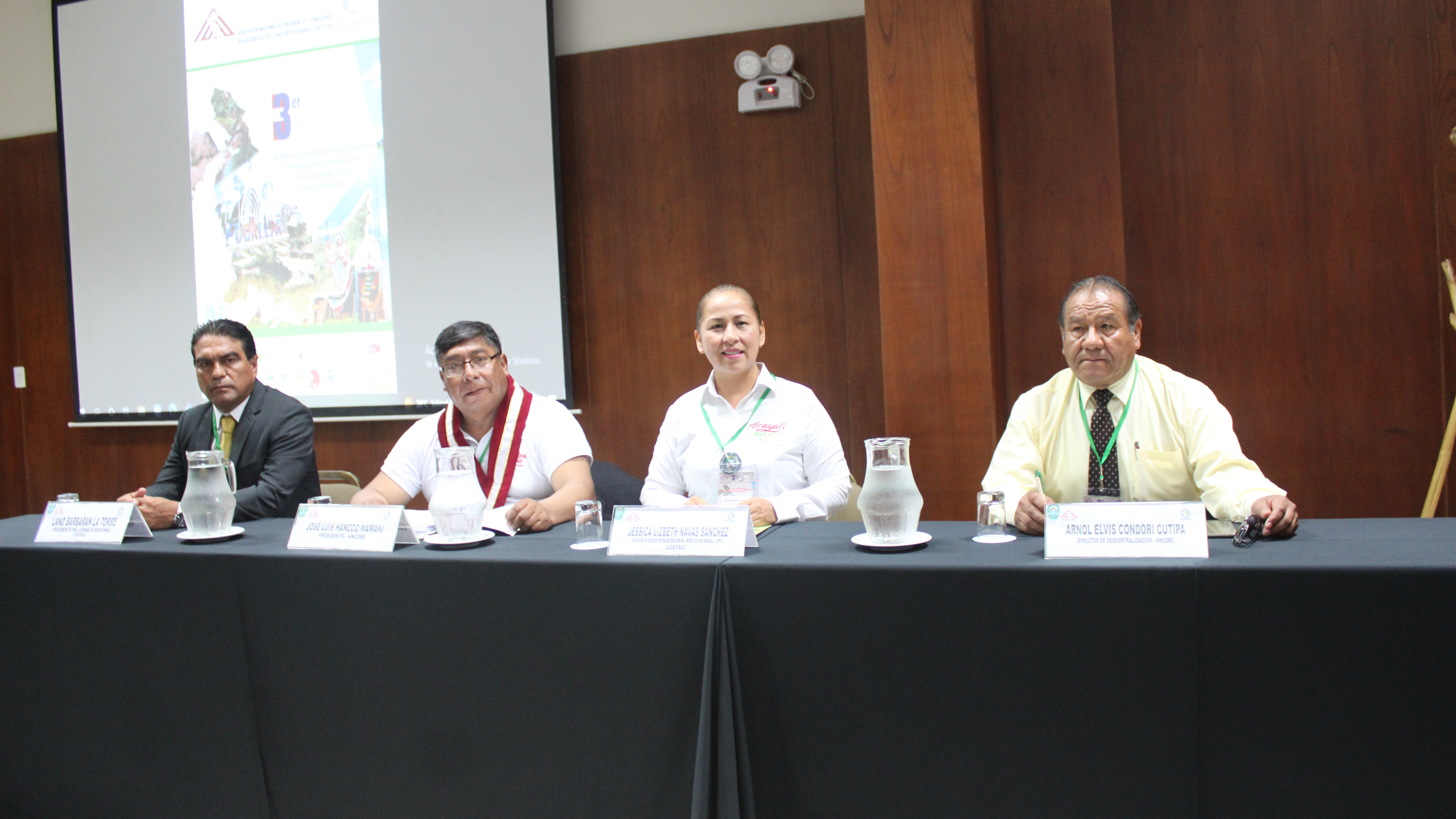 Ucayali fue sede del Tercer Encuentro Nacional de Presidentes de Consejos Regionales