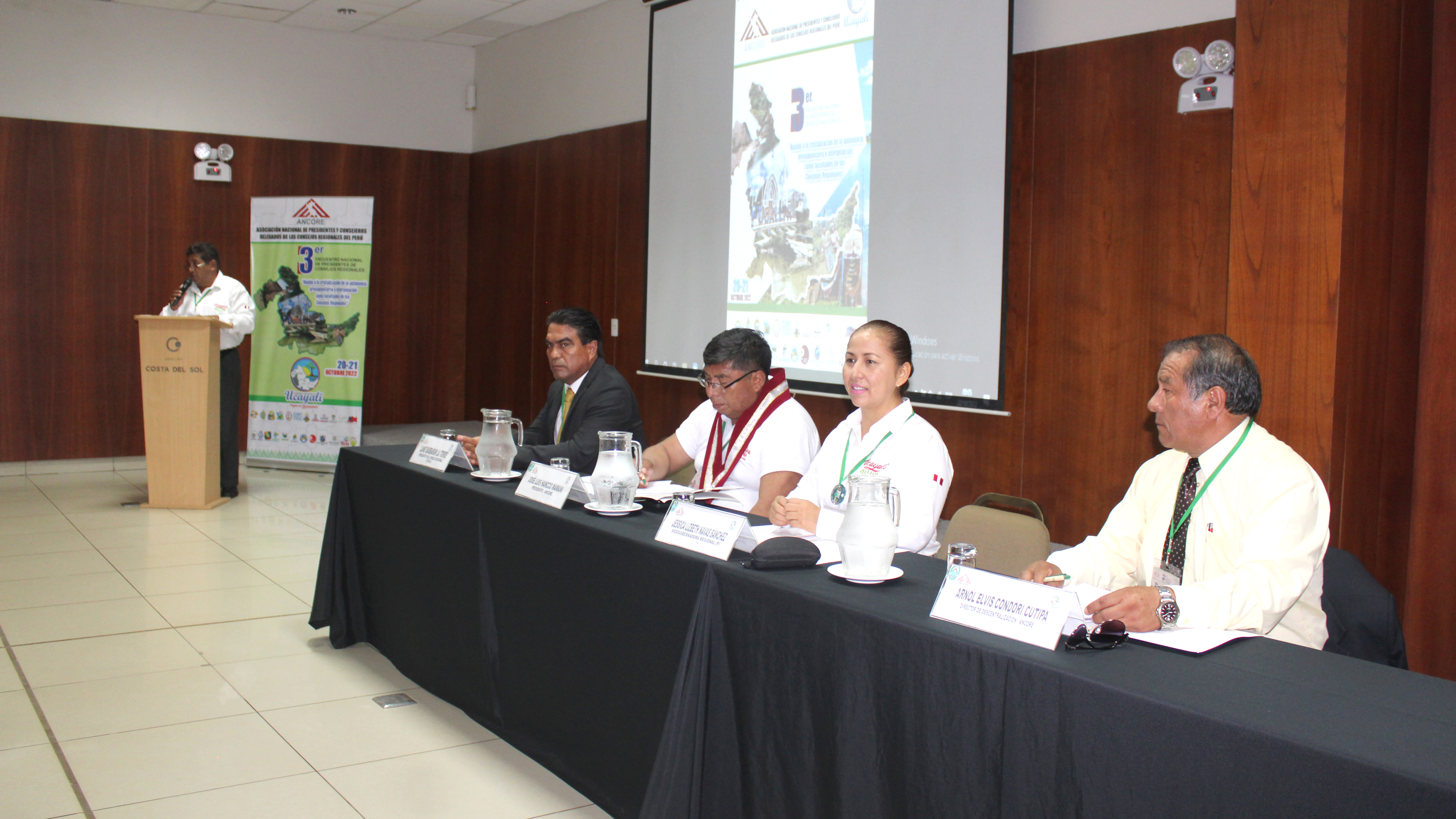 Ucayali fue sede del Tercer Encuentro Nacional de Presidentes de Consejos Regionales