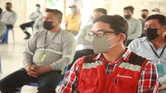 empresa SUNSHINE es capacitado en materia de Seguridad y Salud en el Trabajo.