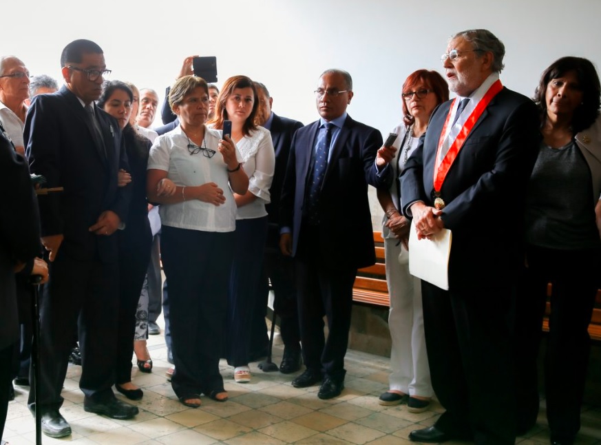 Homenaje póstumo del TC a exmagistrado Juan Vergara Gotelli.