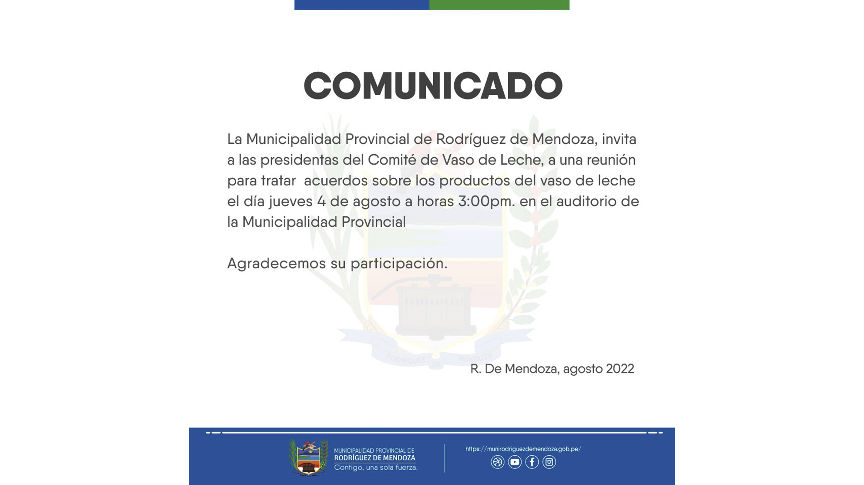 Comunicado