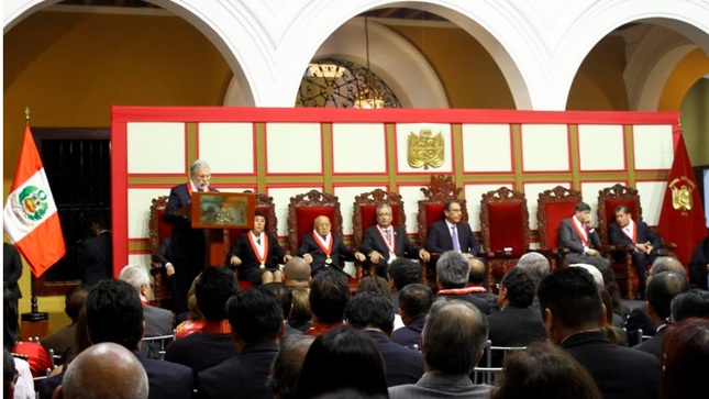 Presidente del TC inauguró Año Jurisdiccional Constitucional 2019.