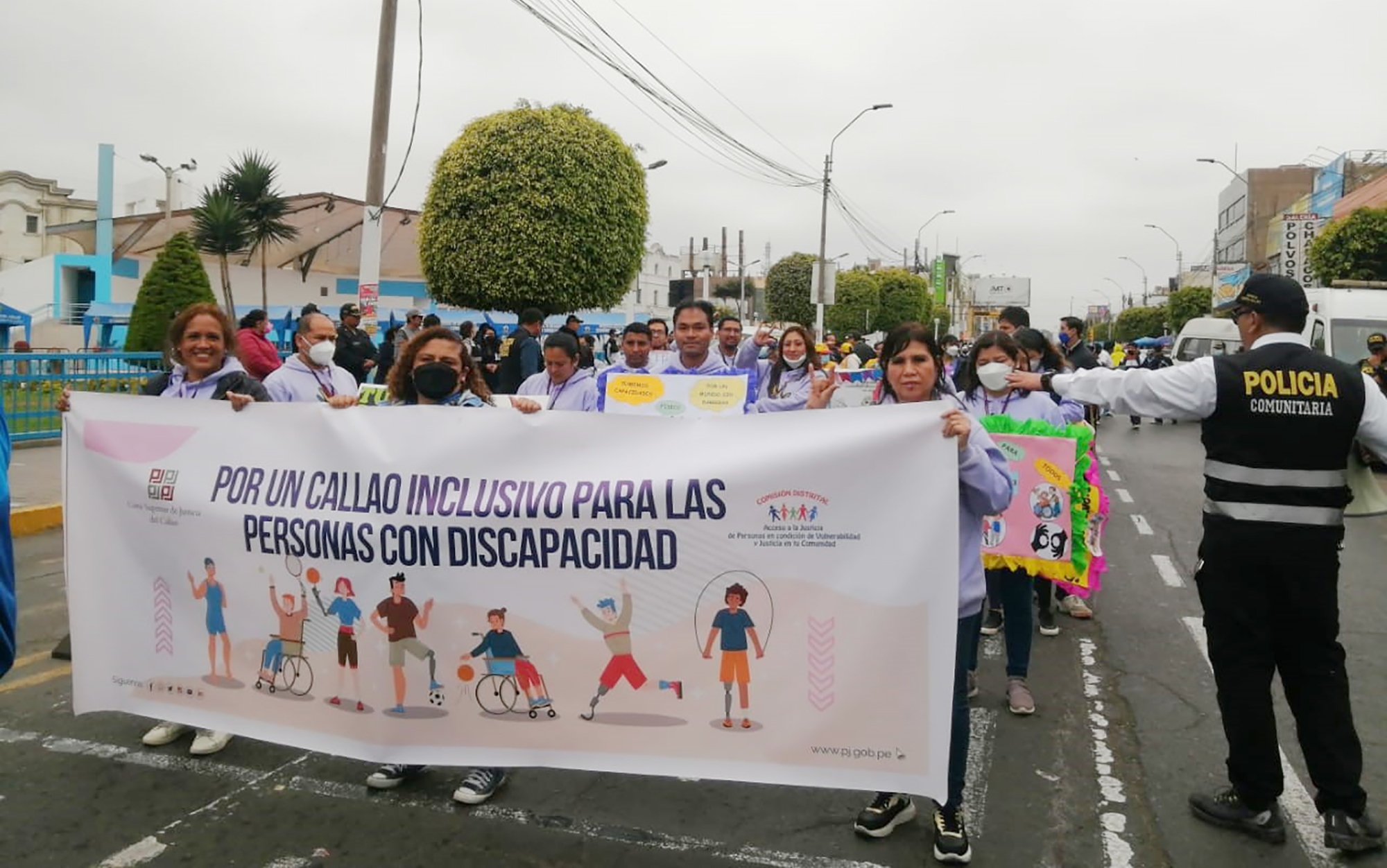 Callao: realizan pasacalle para promover derechos de personas con discapacidad