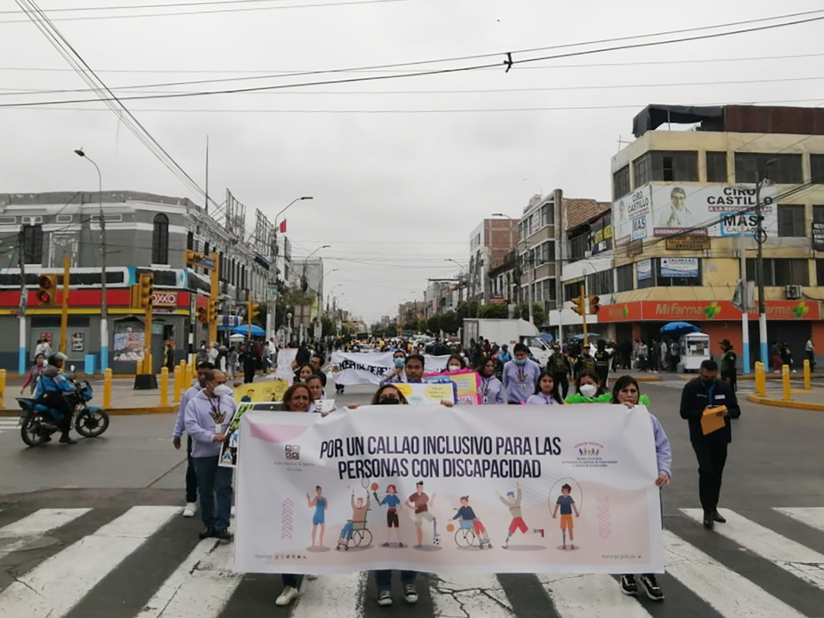 Callao: realizan pasacalle para promover derechos de personas con discapacidad