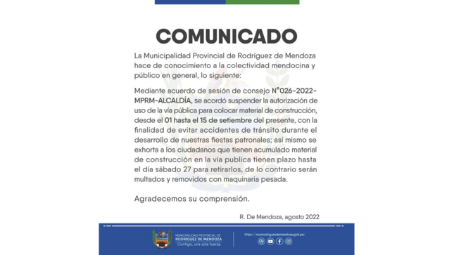 Comunicado