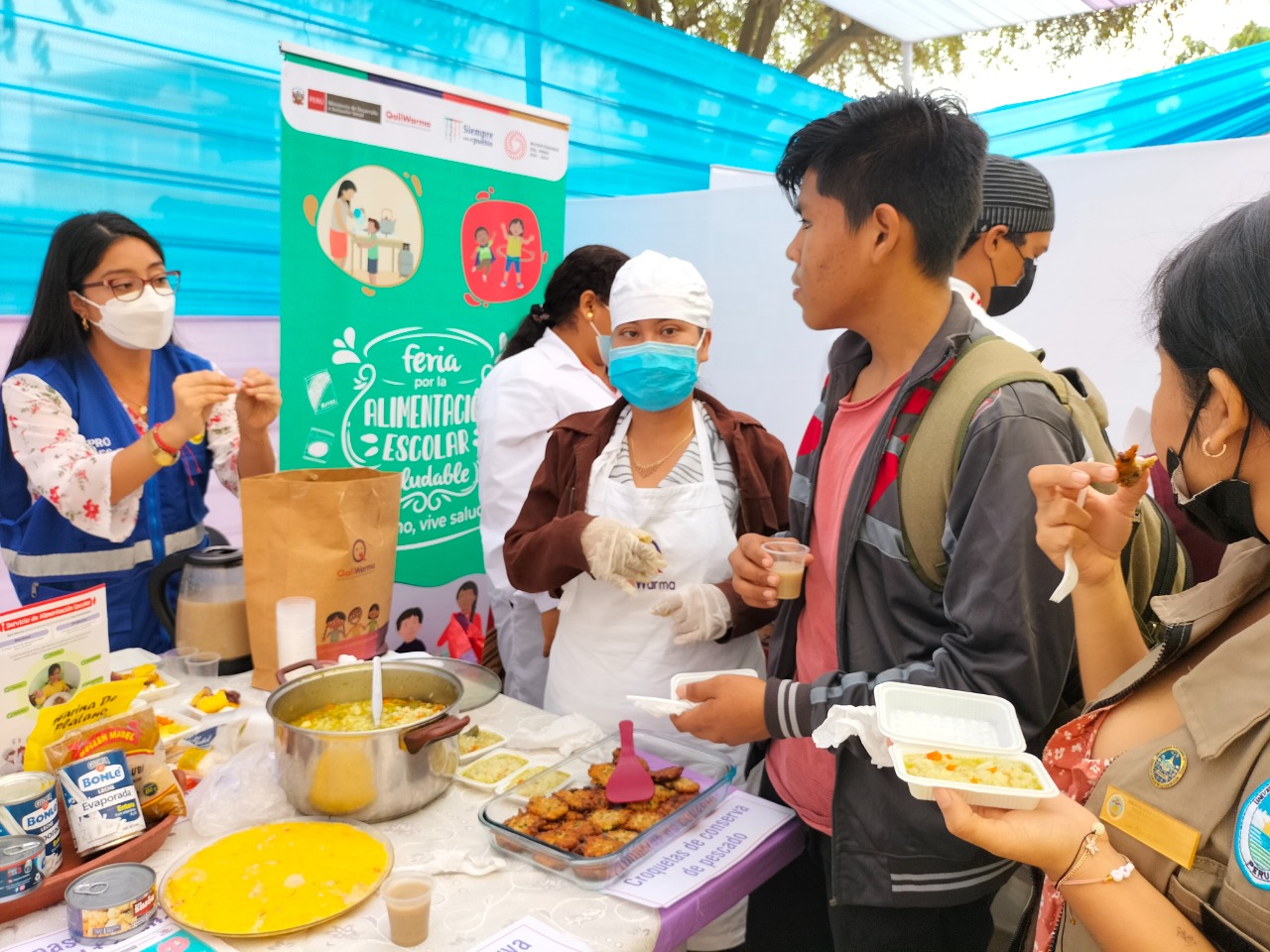 Feria de alimentos saludables