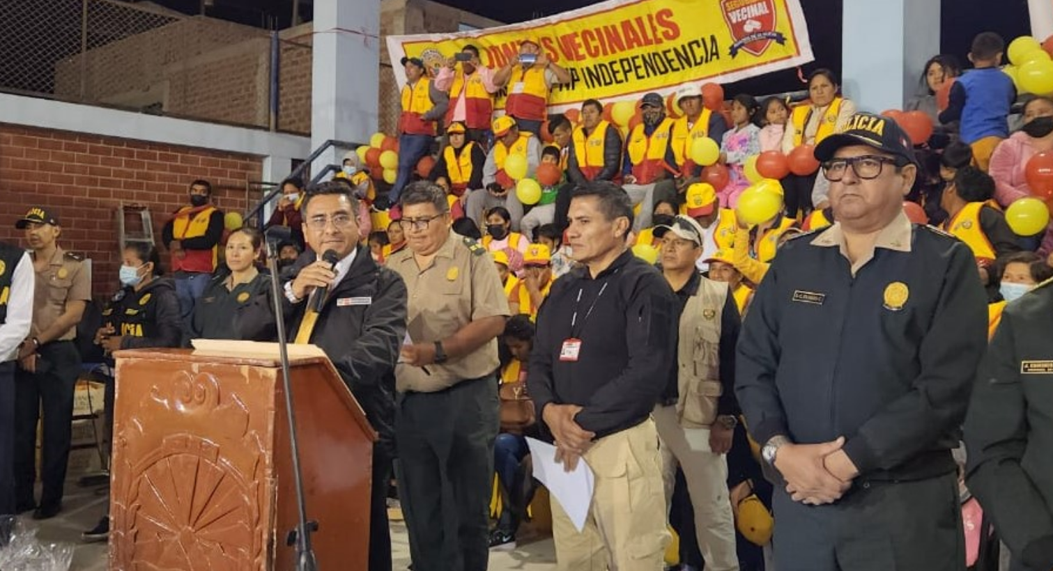 Más de 2000 personas se unen a Juntas Vecinales para hacer frente a la inseguridad ciudadana en Pisco